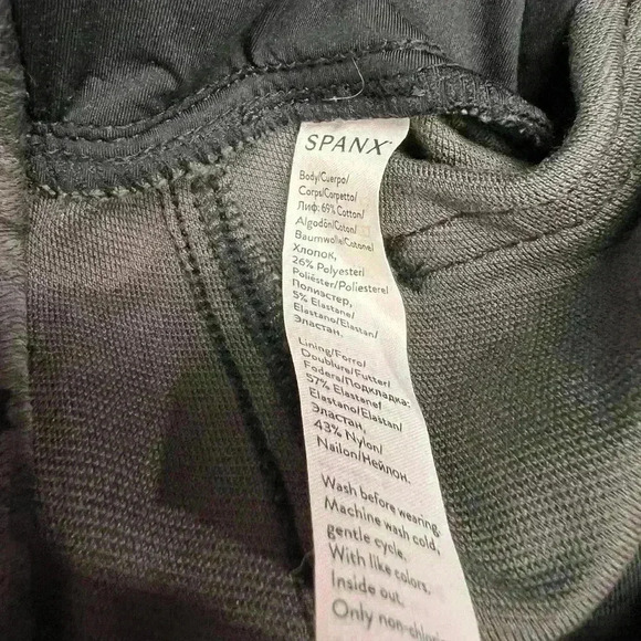 SPANX Jean-ish Ankle Leggings Skinny Pants Houndstooth Size Medium - Picture 11 of 12